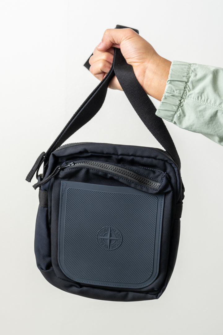 Nylon Panama Pouch Bag 9200029 Navy Blue