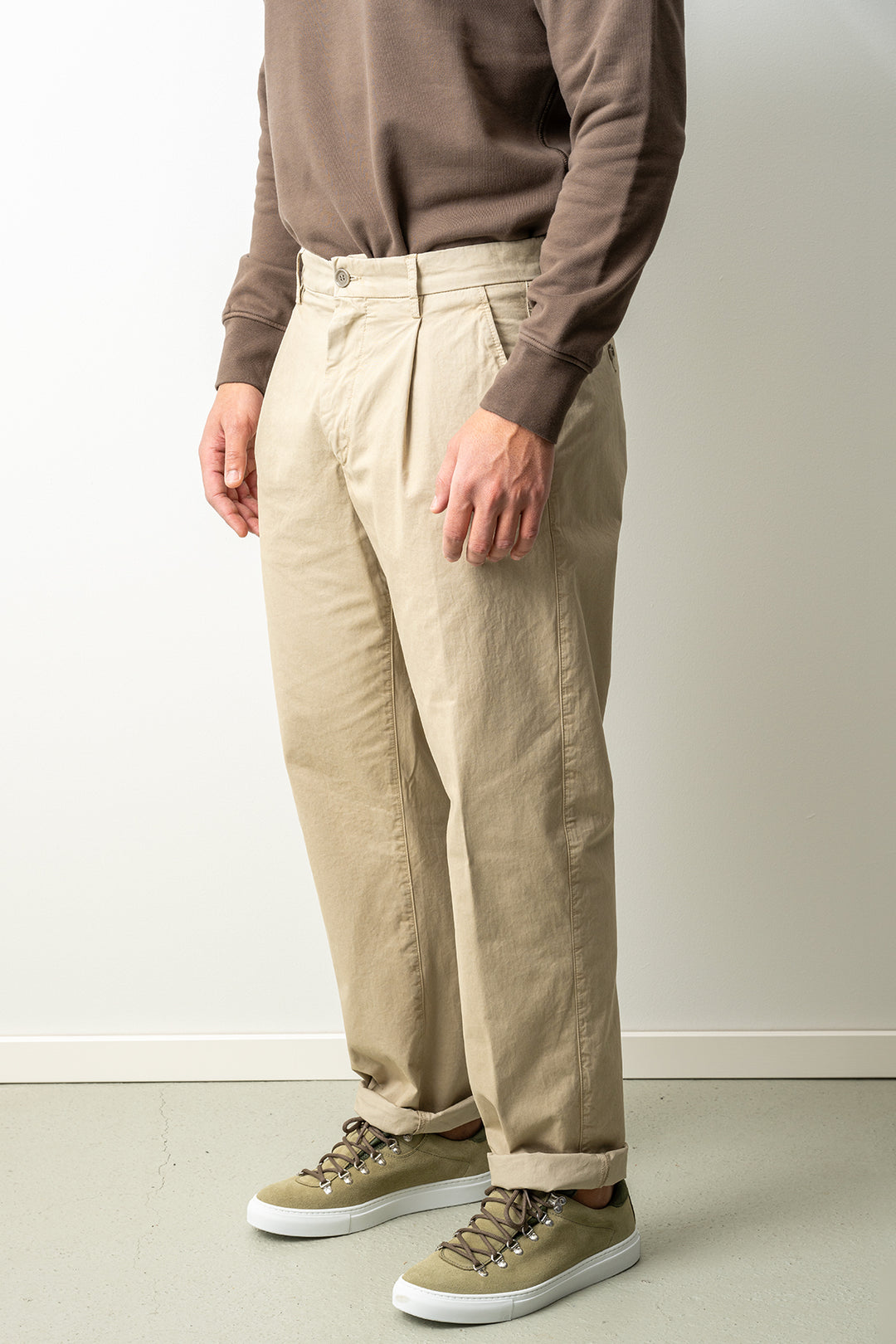 Pantalone Mono Trouser Beige