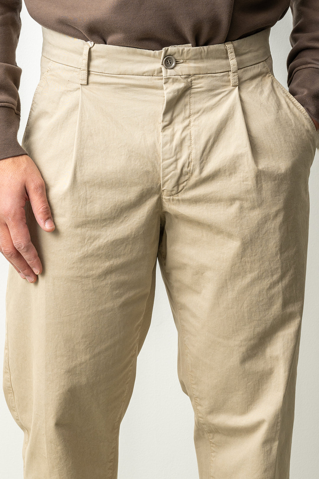 Pantalone Mono Trouser Beige