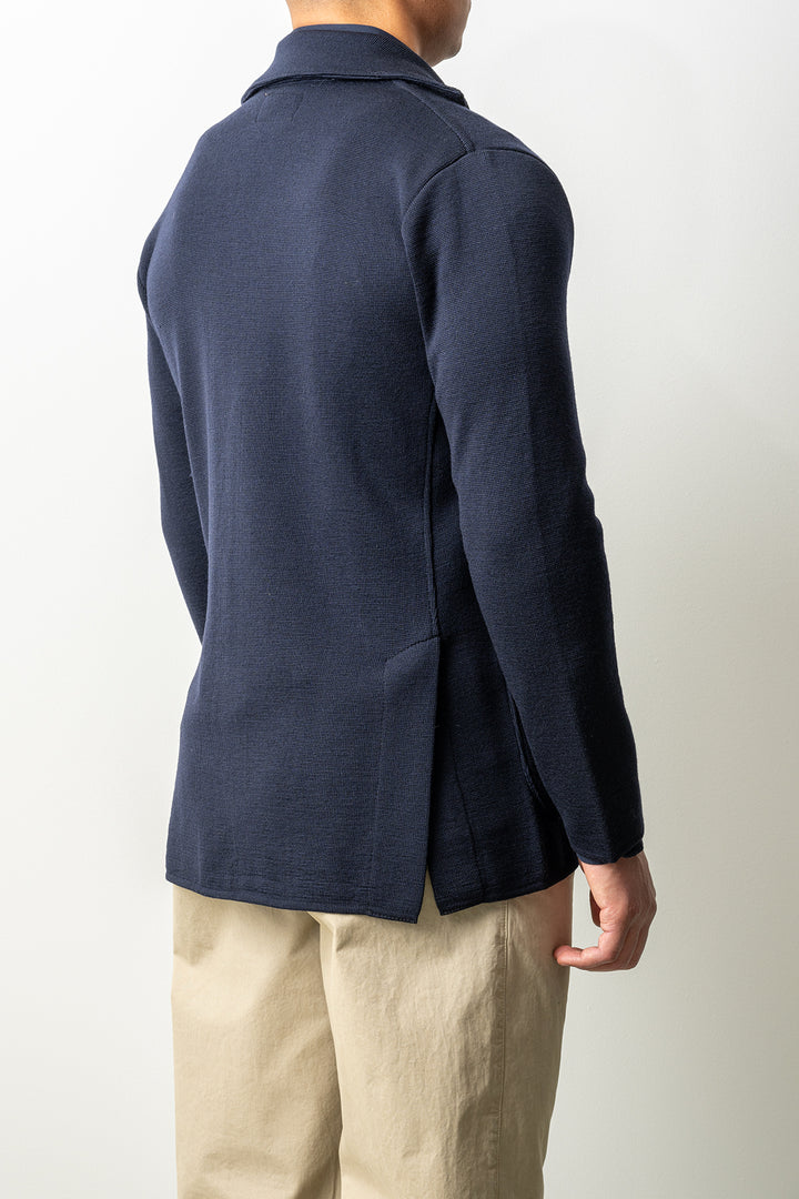 Dwayne Knitted Jacket Navy