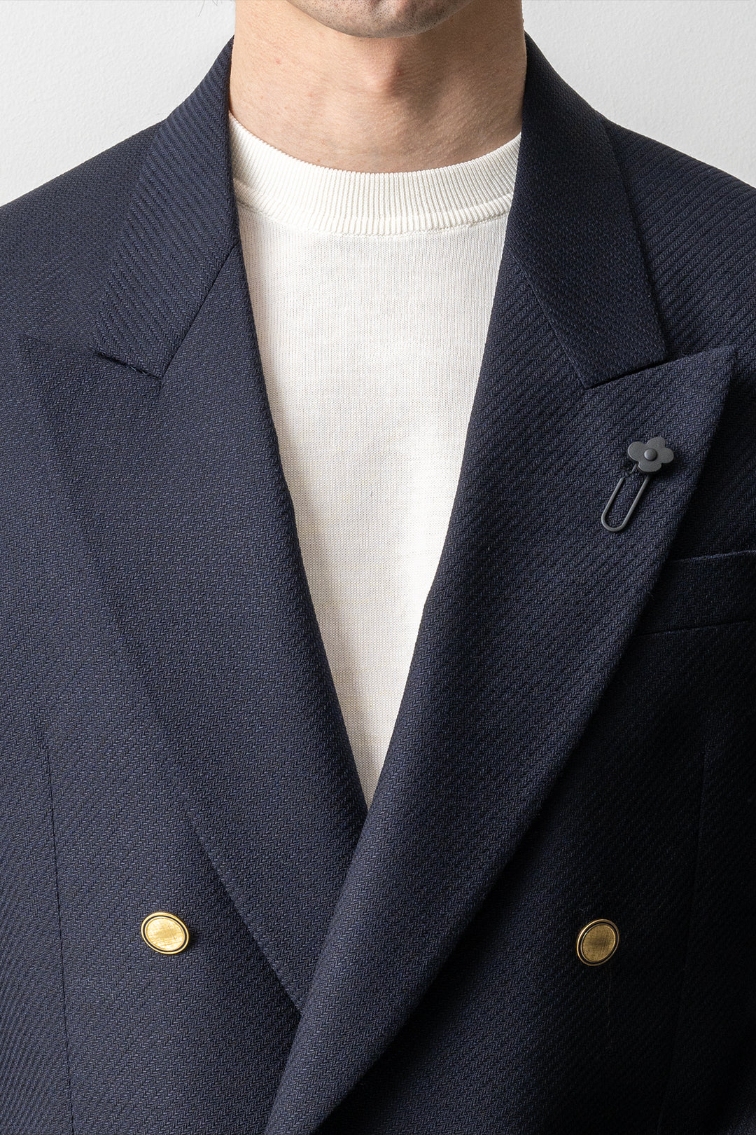 Luxury Twill DB Club Blazer Navy