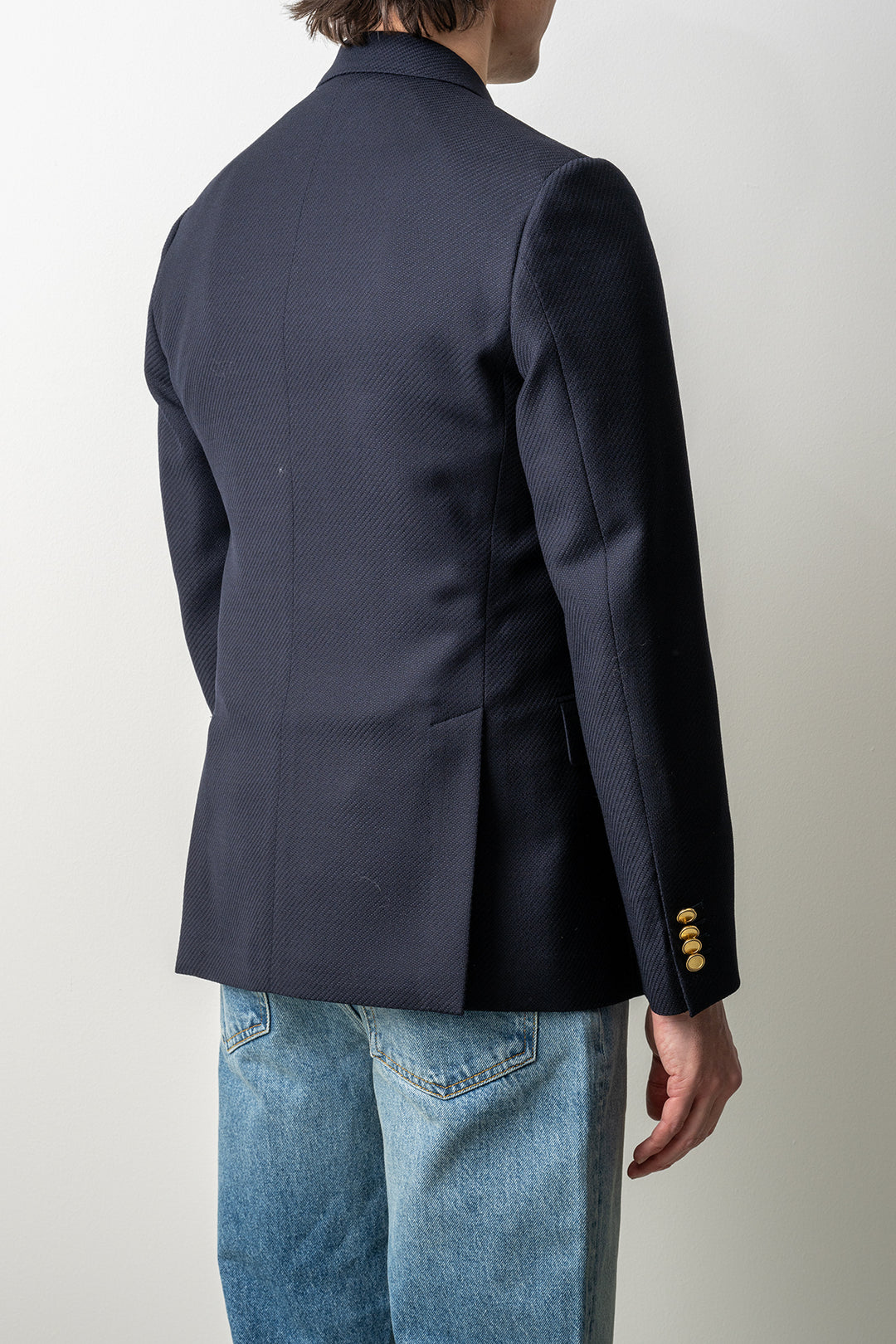 Luxury Twill DB Club Blazer Navy
