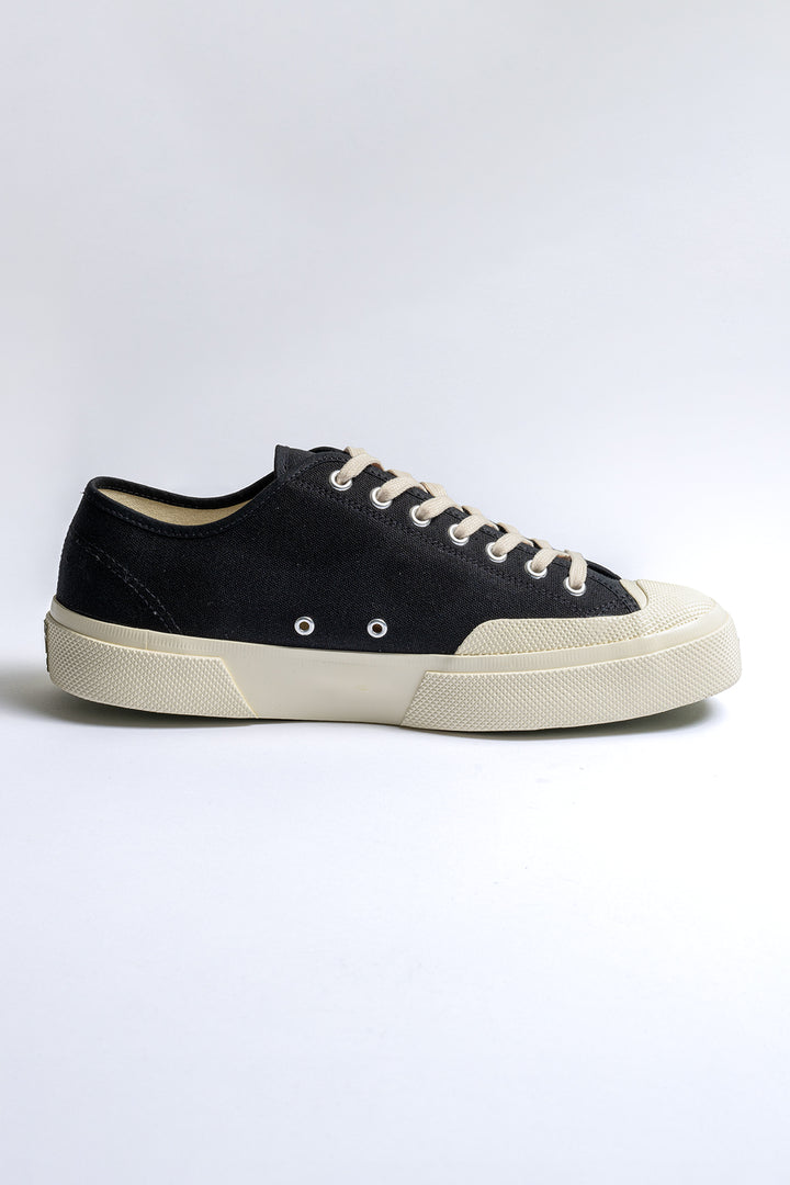 Works Cotton Canvas Sneaker Black