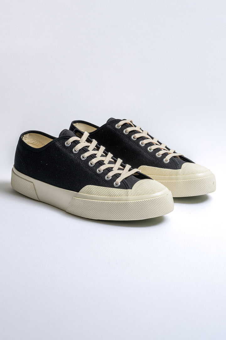 Works Cotton Canvas Sneaker Black