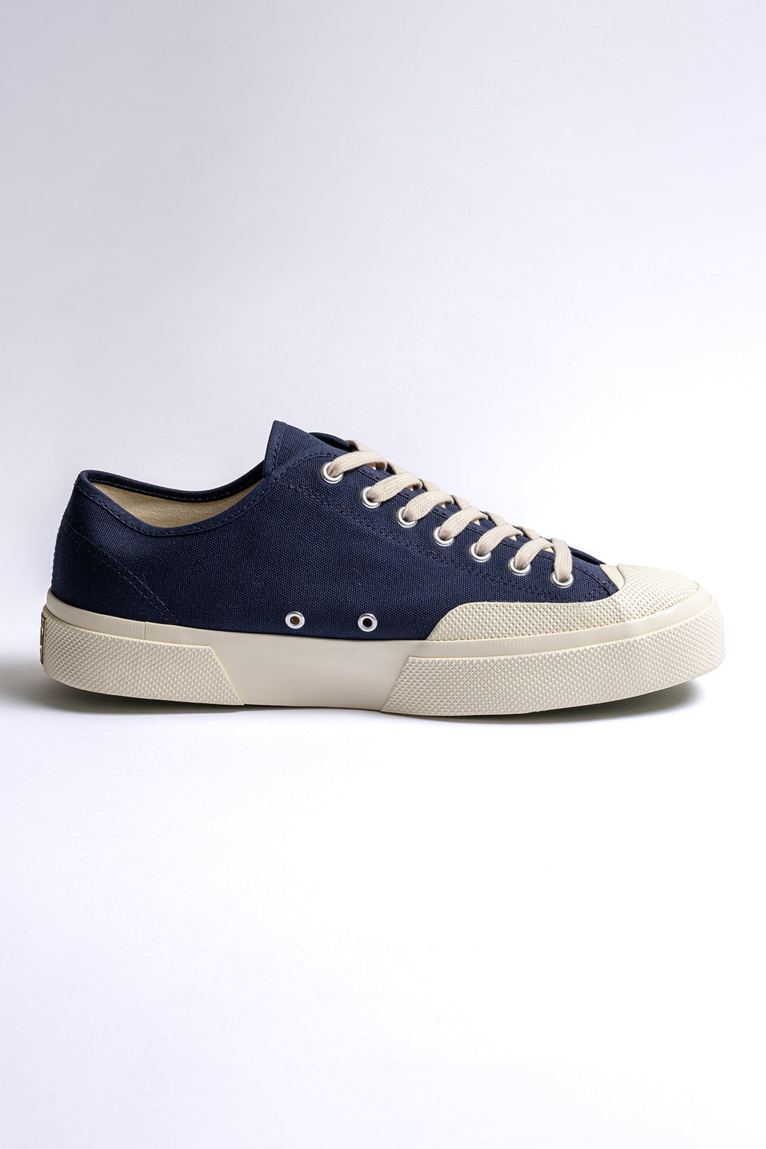 Works Cotton Canvas Sneaker Navy