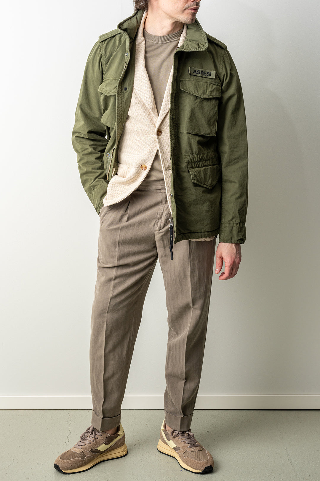 Giub Minifield Cotton Jacket Military
