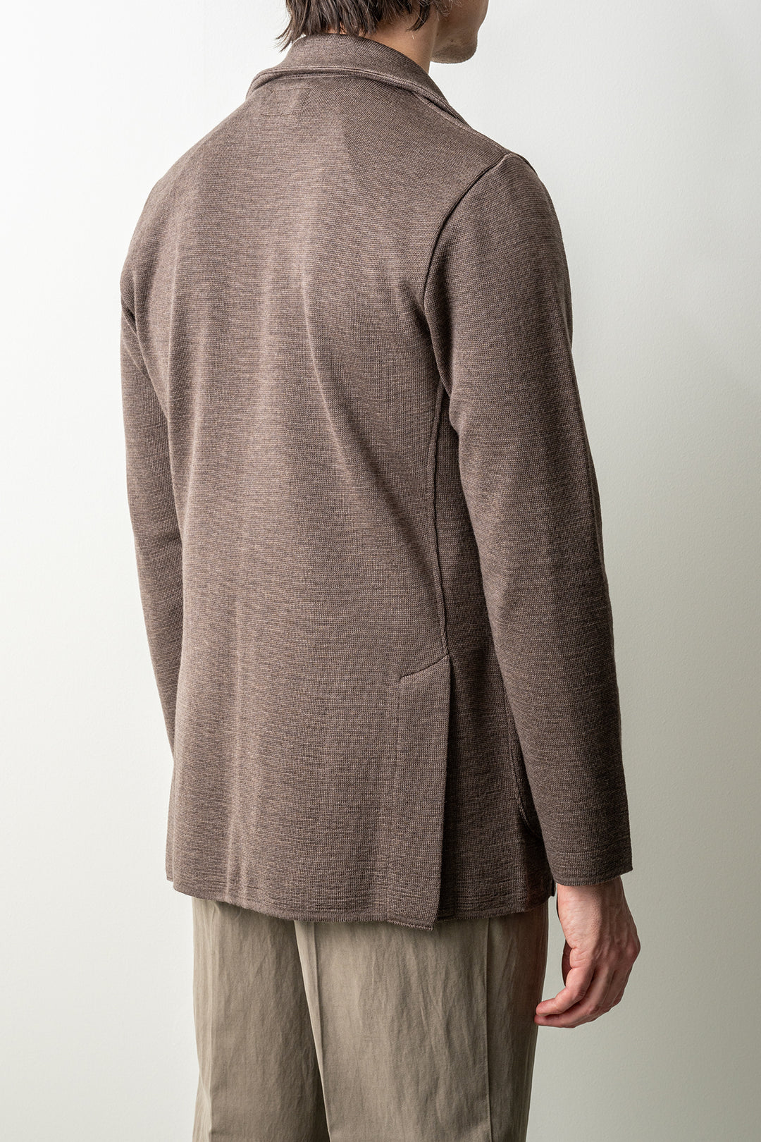 Dwayne Knitted Jacket Brown