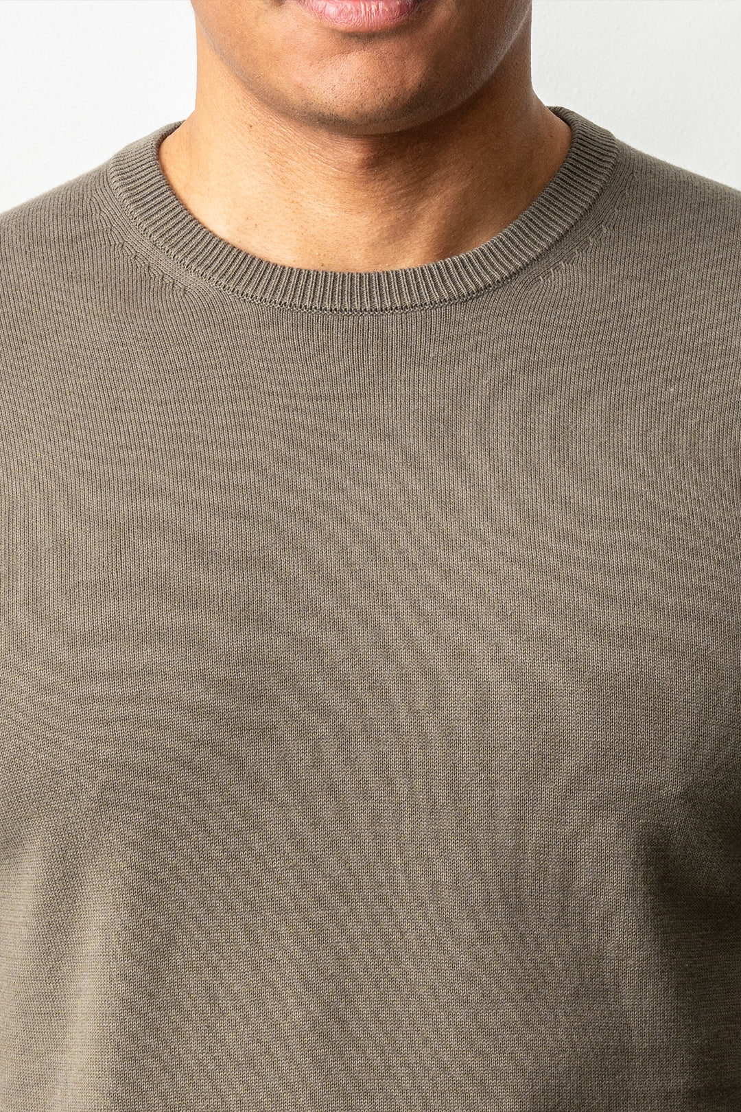 Vasket Crewneck Sweater Grøn