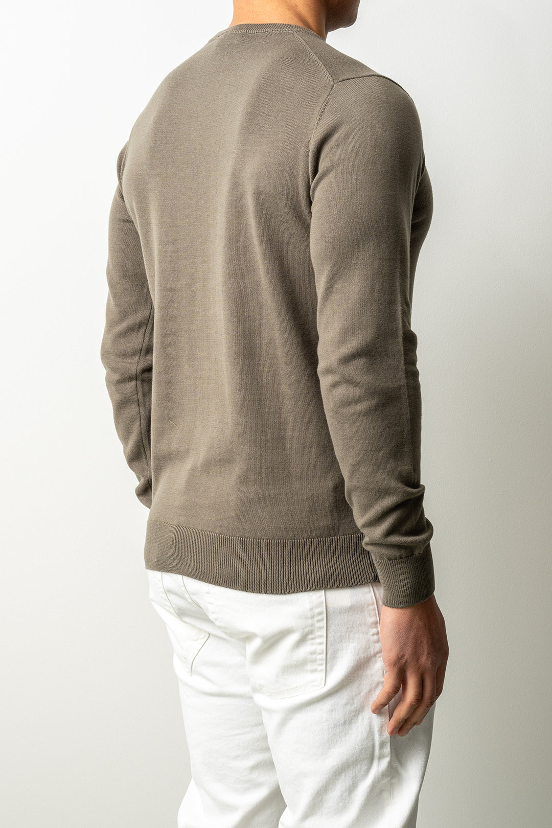 Vasket Crewneck Sweater Grøn
