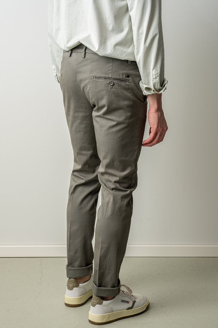 Torino Style Cotton Elastan Trouser Green