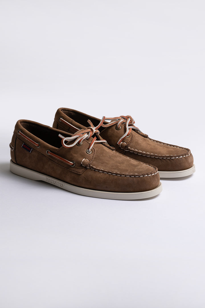 Docksides Portland Nubuck Brun Taupe