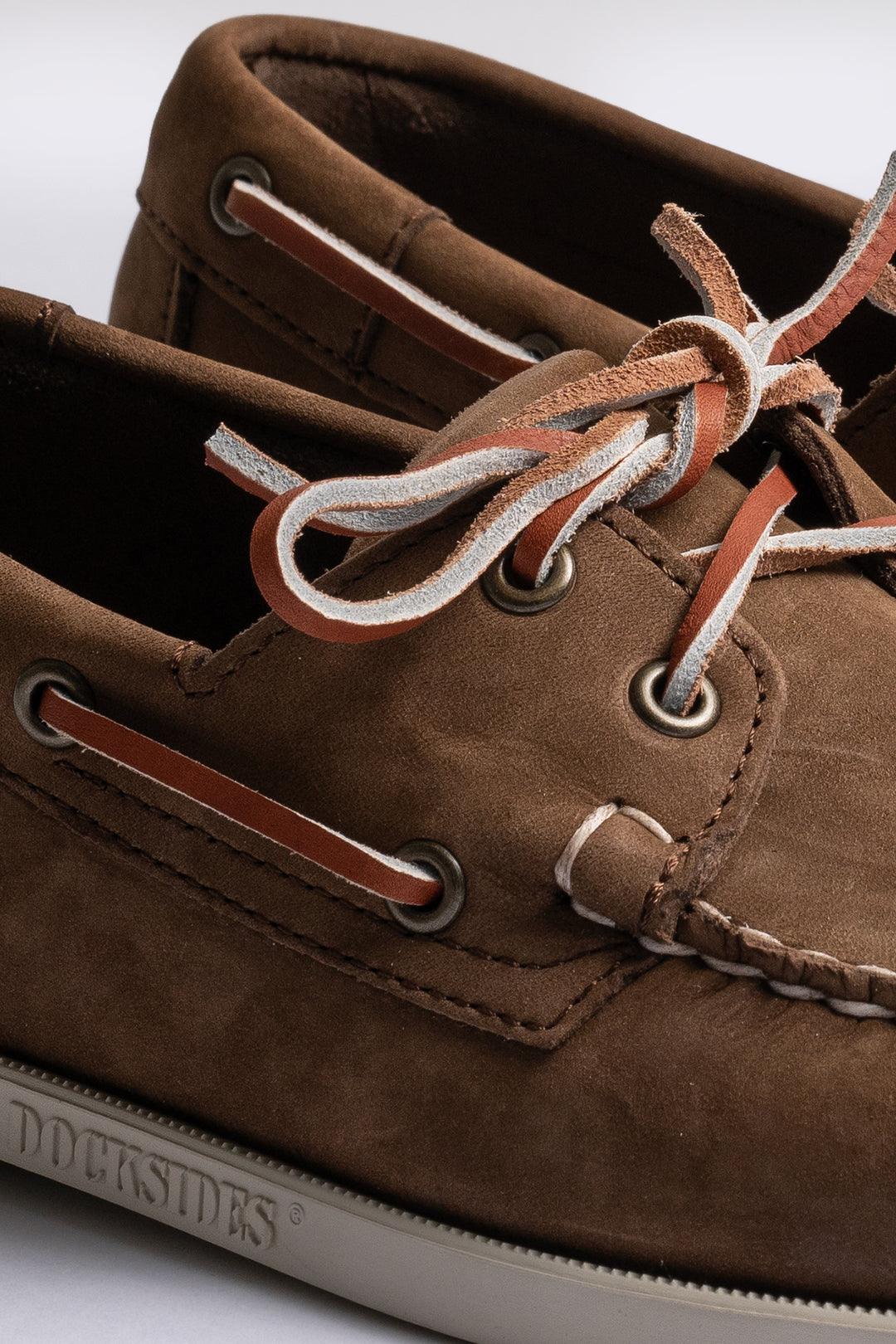 Docksides Portland Nubuck Brun Taupe