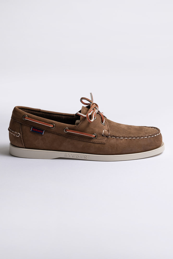 Docksides Portland Nubuck Brun Taupe