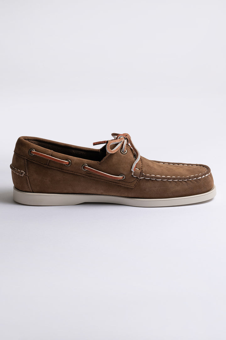 Docksides Portland Nubuck Brun Taupe