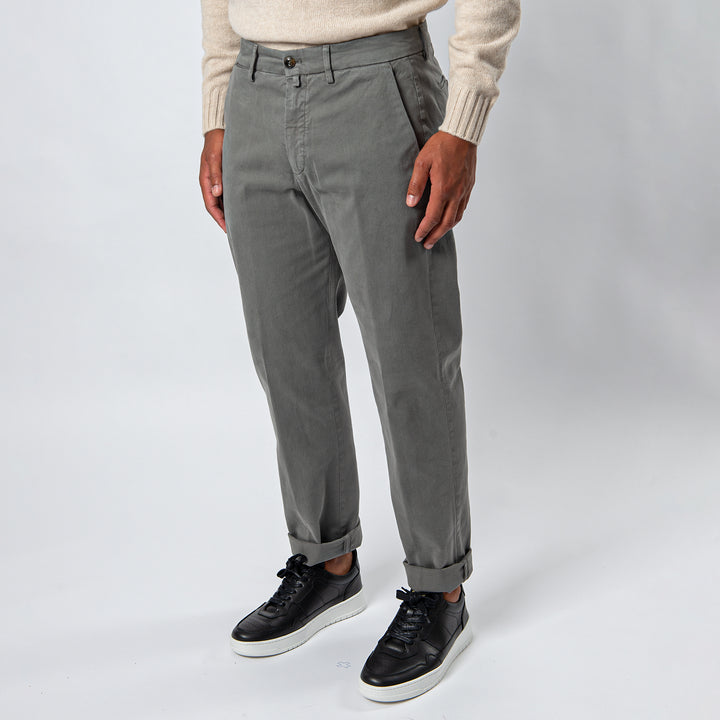 Soho Cotton Trousers GREY