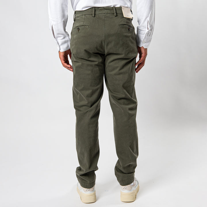 Soho Cotton Trousers DARK GREEN-BRIGLIA 1949-Jupiter