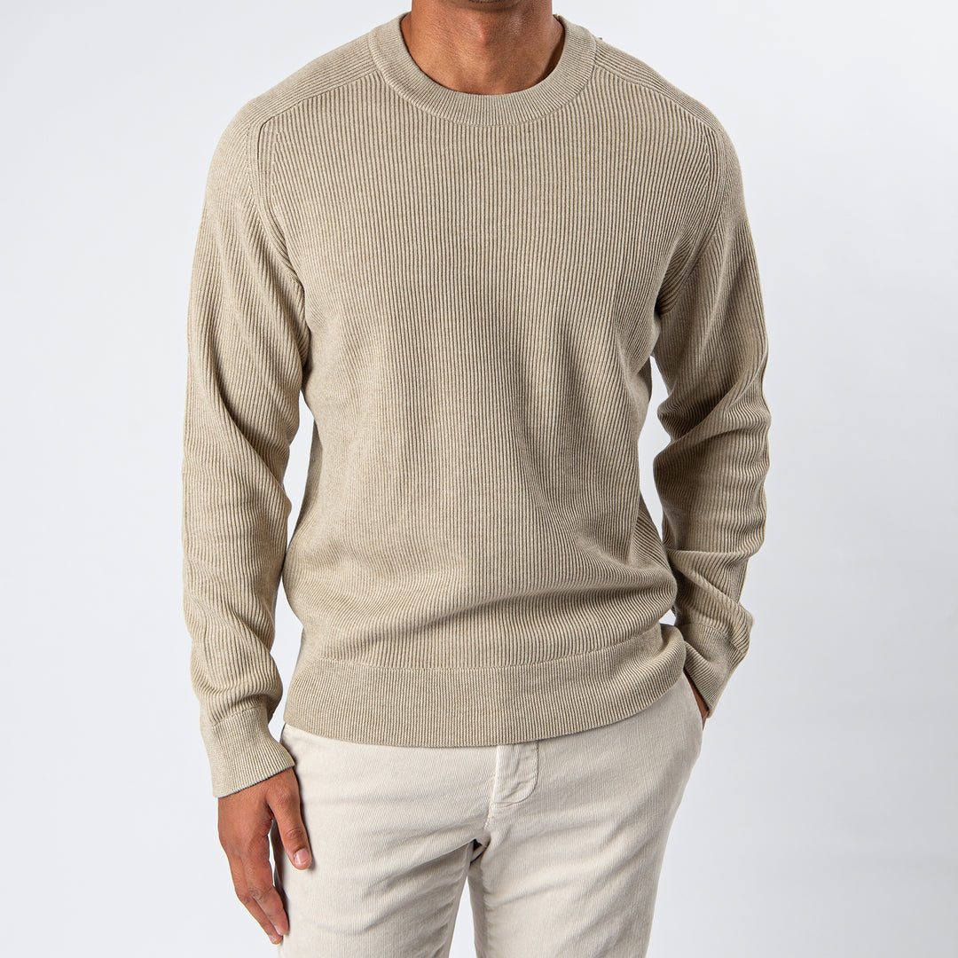 Kevin Sweater Khaki Beige