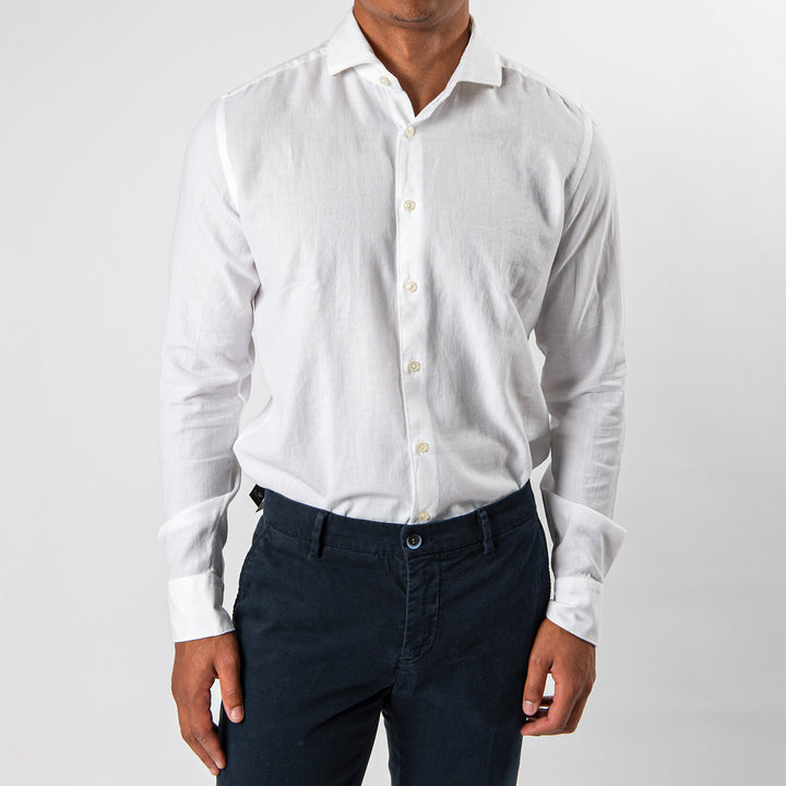 Mussola Cotton Shirt WHITE