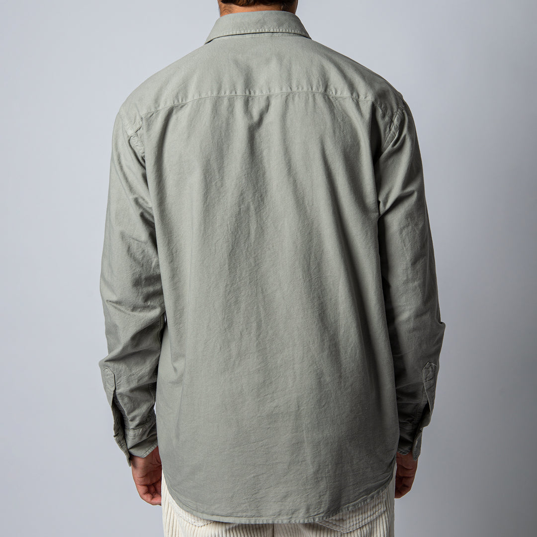 Oxford Shirt With Pockets GREY