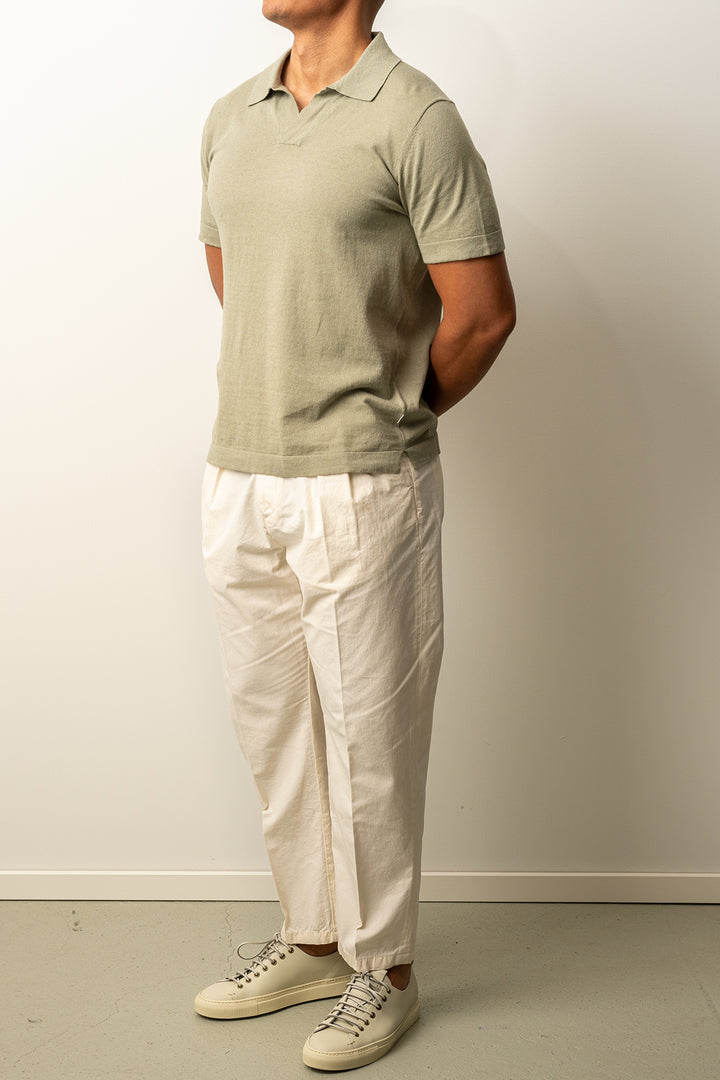 Stan Cropped Trouser Offwhite