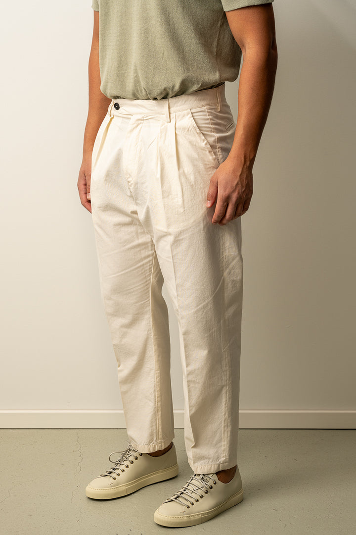 Stan Cropped Trouser Offwhite