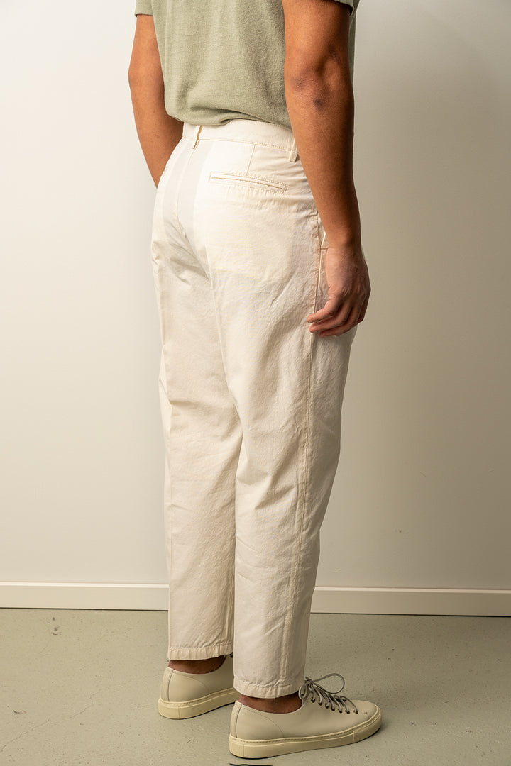 Stan Cropped Trouser Offwhite