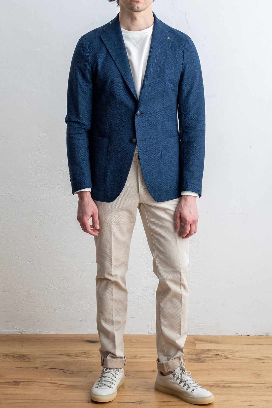 Dakar Jersey Herringbone Blue