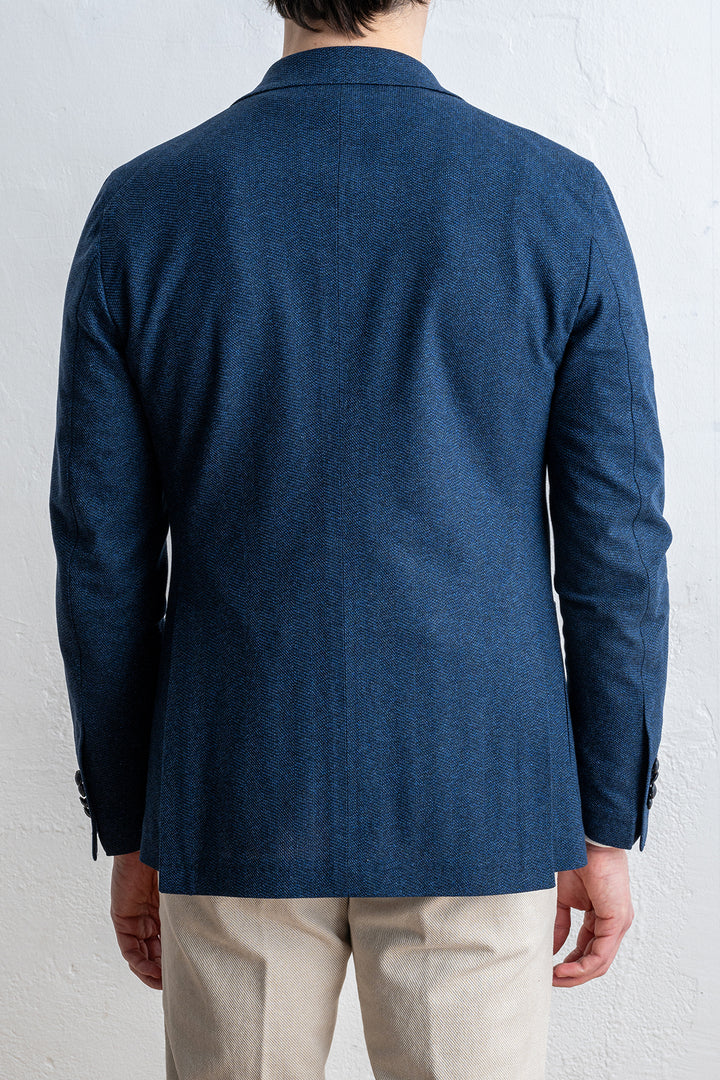 Dakar Jersey Herringbone Blue