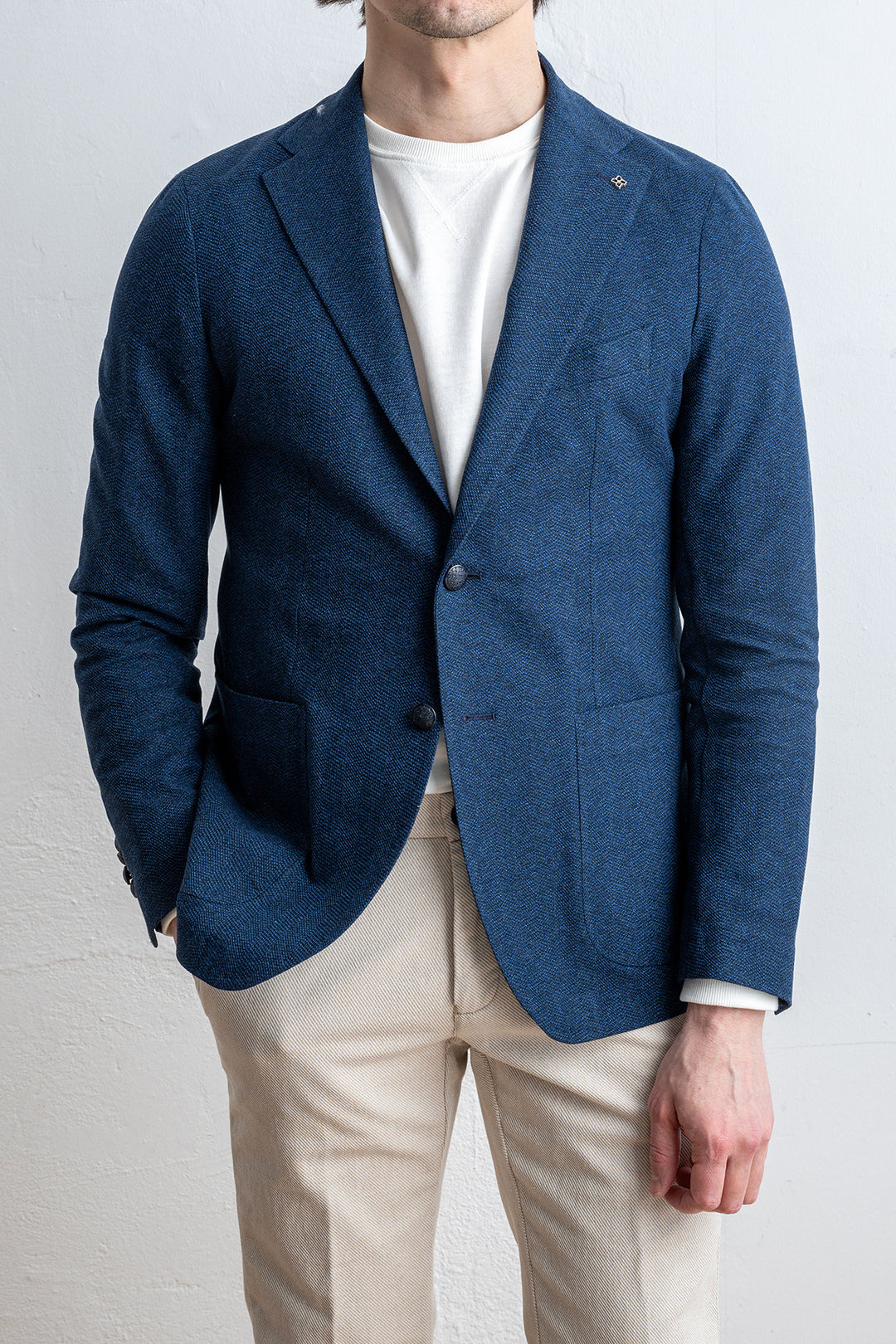 Dakar Jersey Herringbone Blue