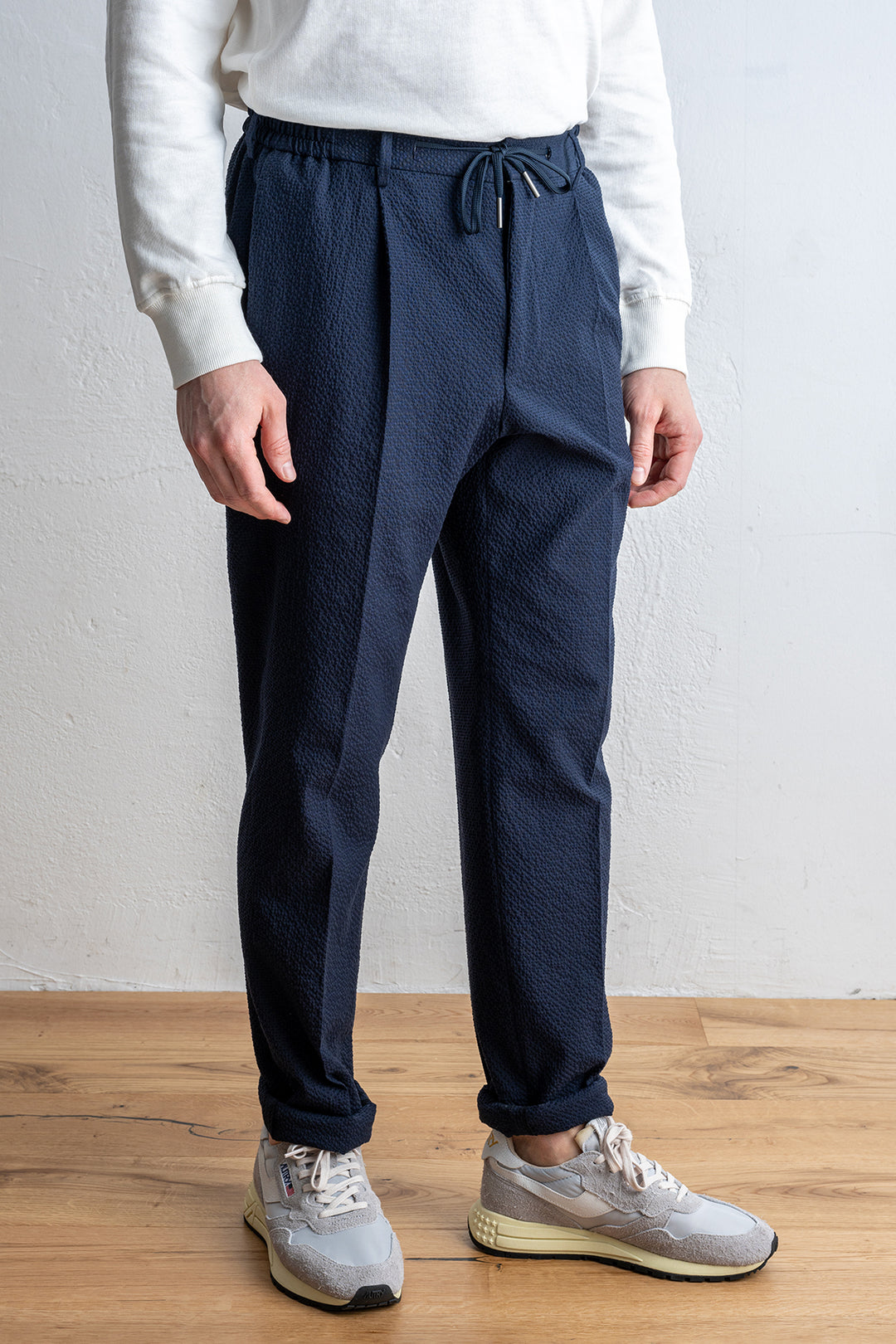 Dakar Seersucker Suit Navy