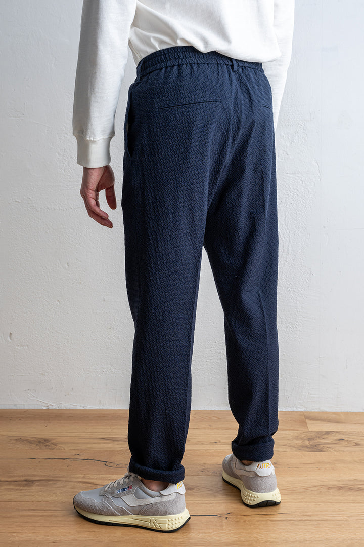 Dakar Seersucker Suit Navy