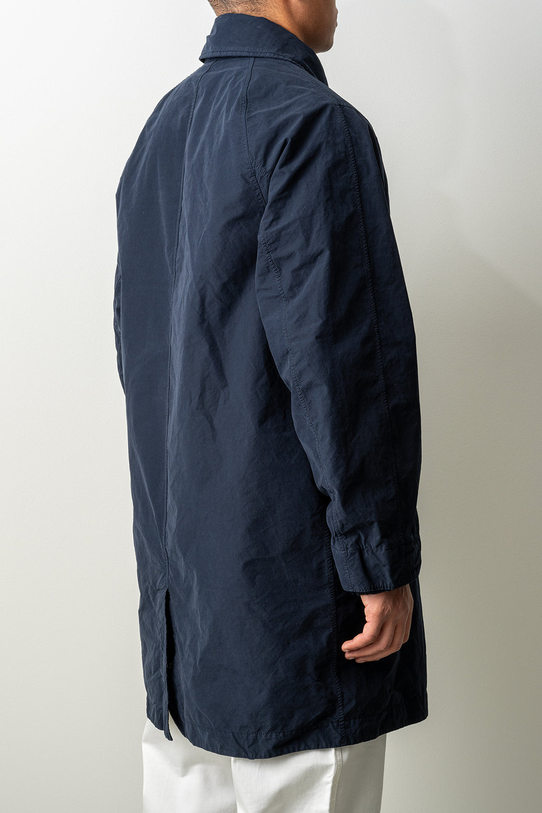 David Light-TC Ghost Long Coat 7100005 Navy Blue