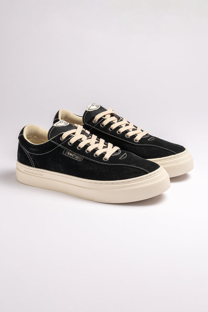 Dellow 02 Cup Suede Sneaker Black/White
