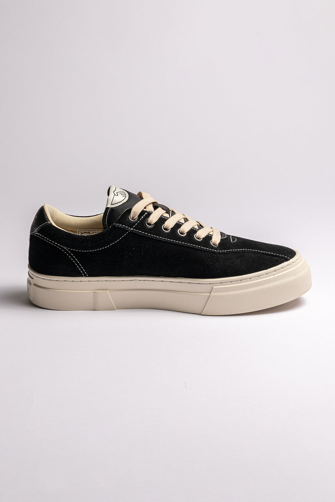 Dellow 02 Cup Suede Sneaker Black/White
