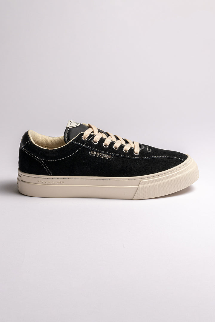 Dellow 02 Cup Suede Sneaker Black/White