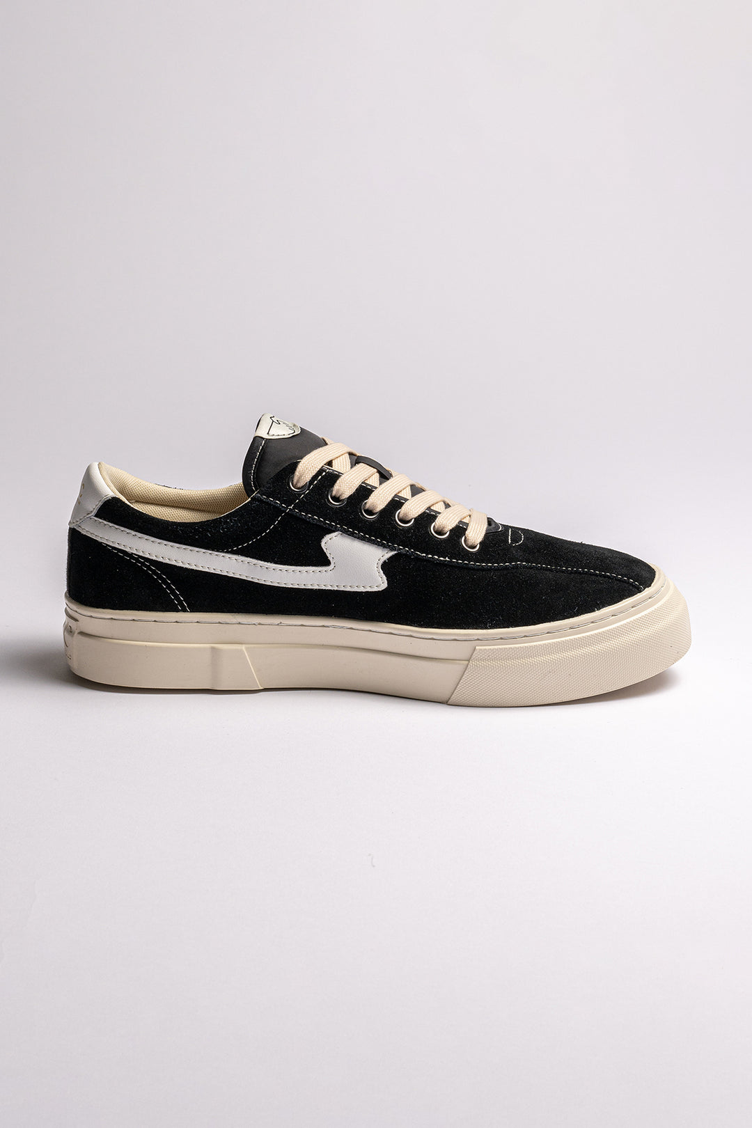 Dellow S-Strike Cup Suede Sneaker Black/White