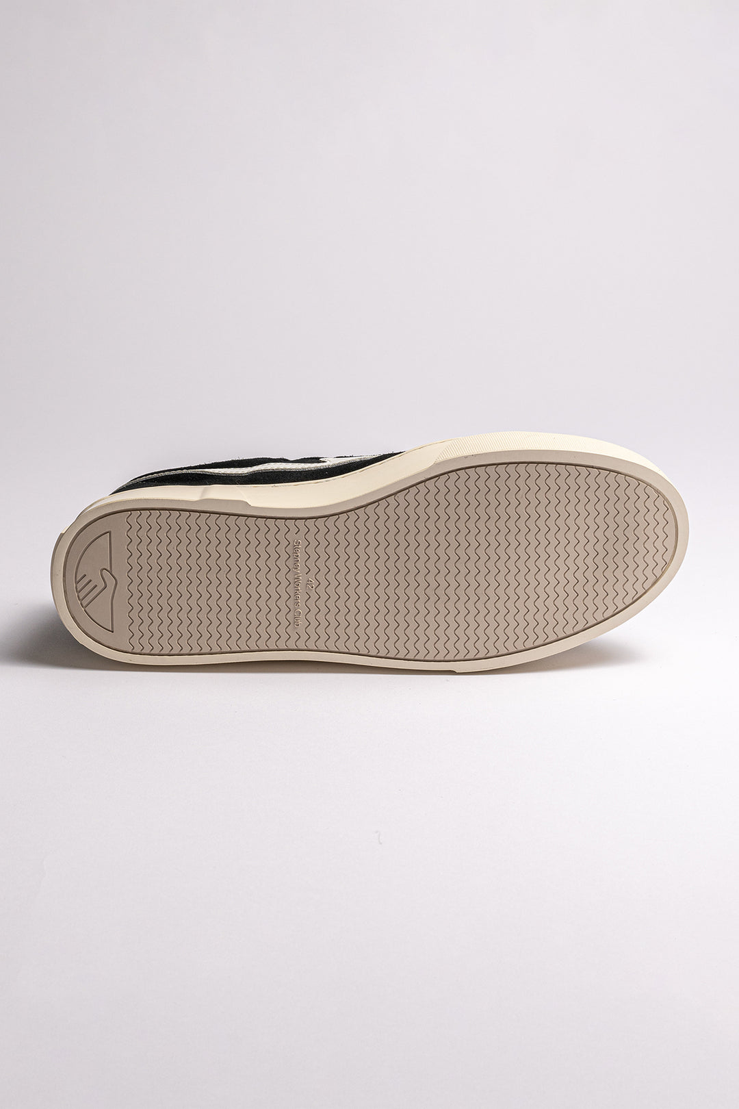 Dellow S-Strike Cup Suede Sneaker Black/White