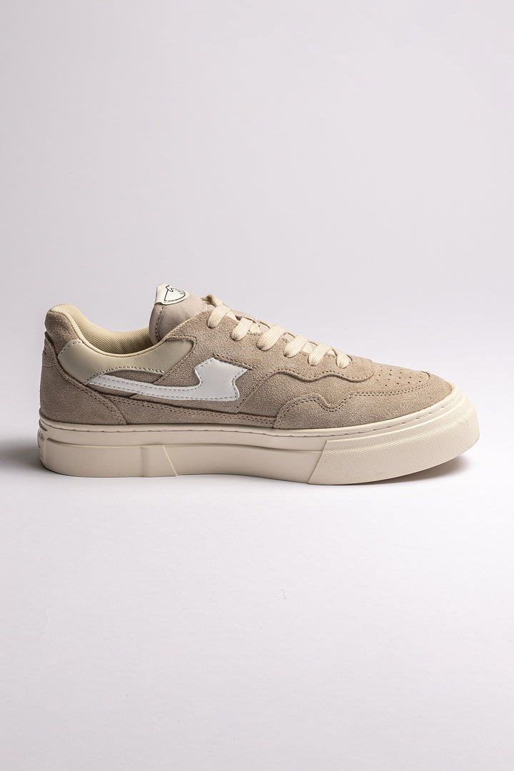Dellow S-Strike Cup Suede Sneaker Light Grey/White