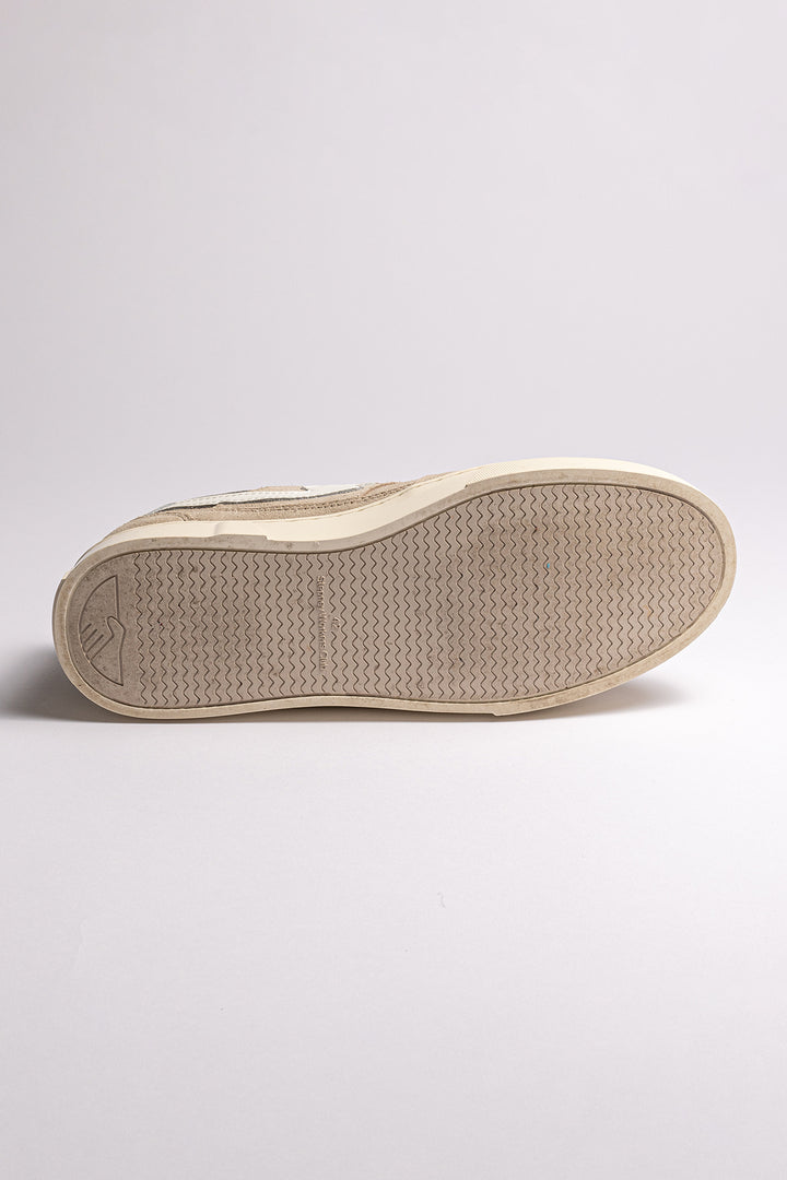 Dellow S-Strike Cup Suede Sneaker Light Grey/White