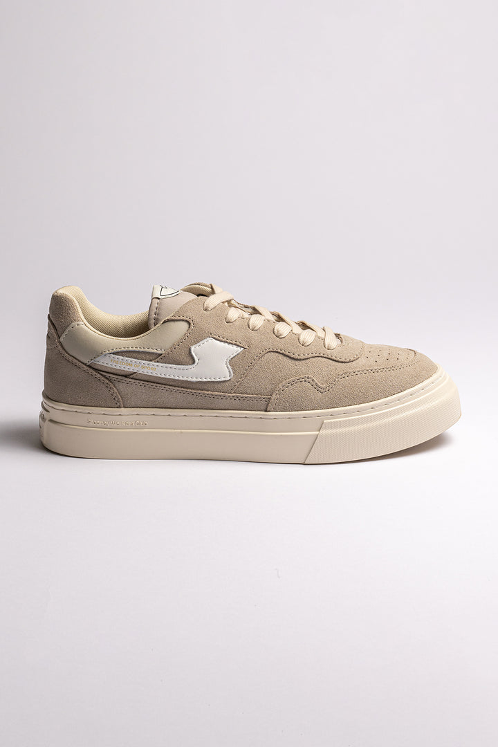 Dellow S-Strike Cup Suede Sneaker Light Grey/White