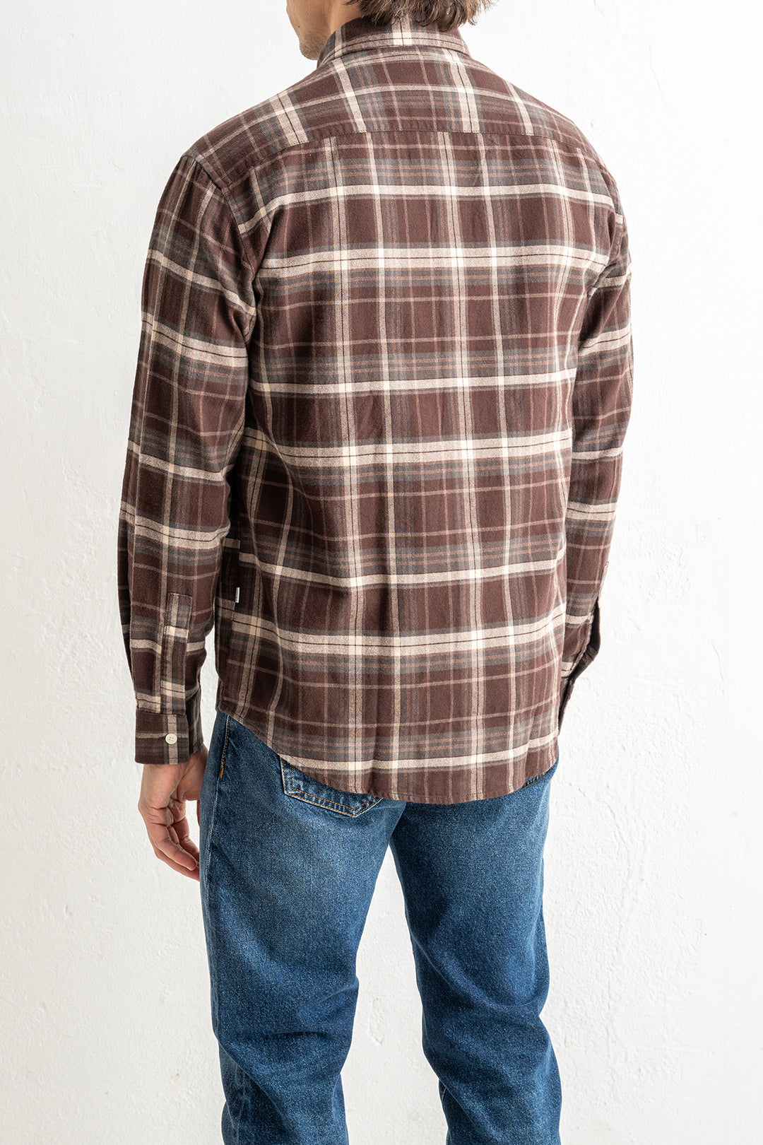 Deon 5465 Flannel Shirt Dusky Port