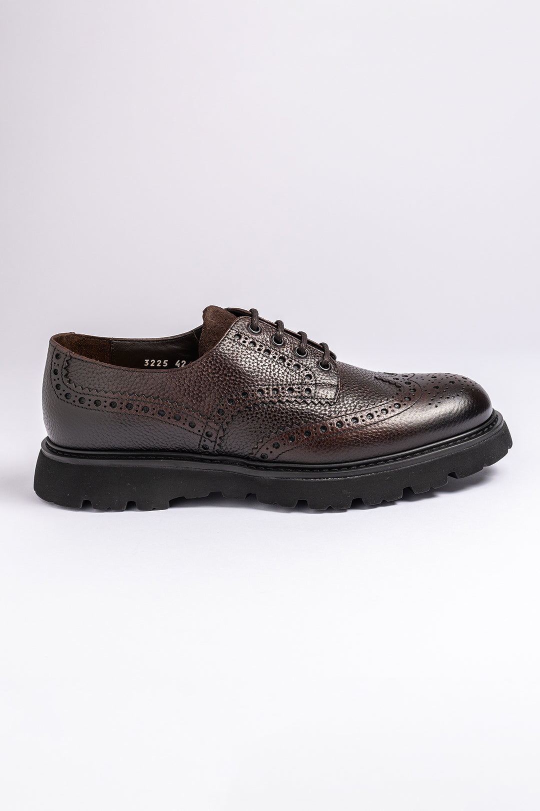Derby Brogue Shoe Dark Brown