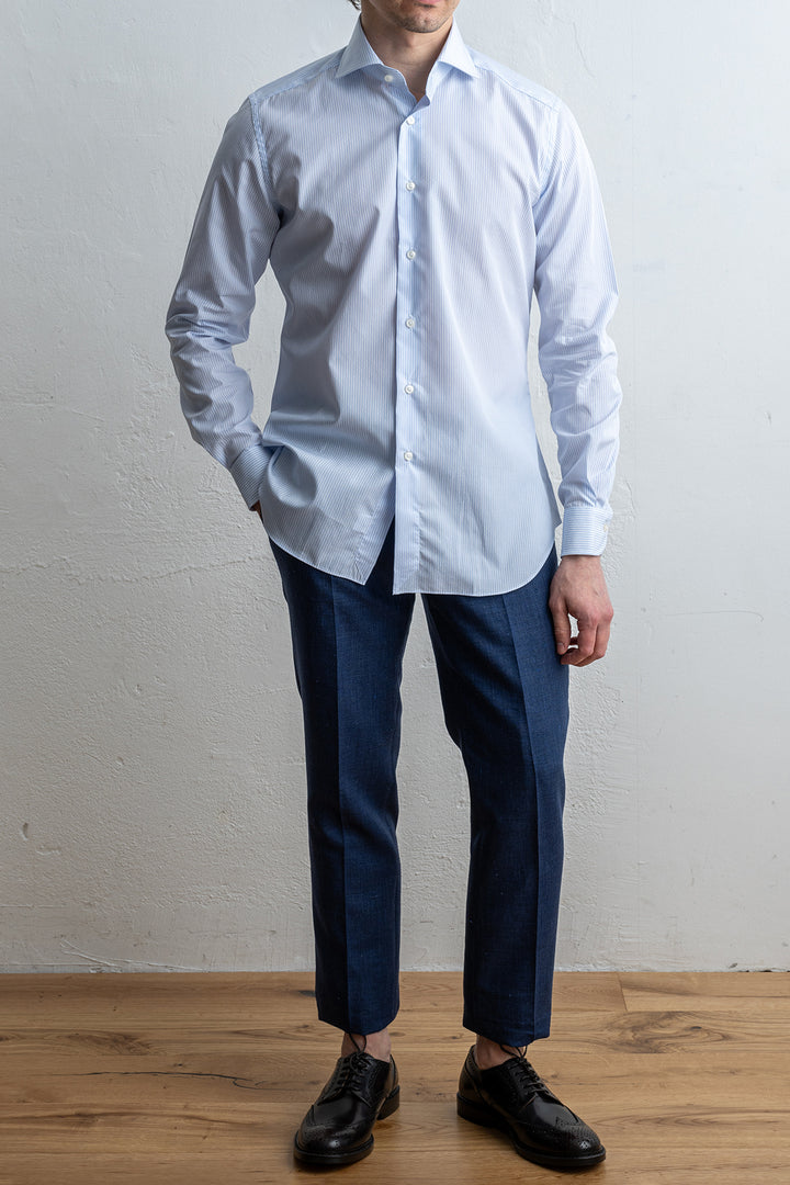 Dobby Wrinklefree Shirt LIGHT BLUE