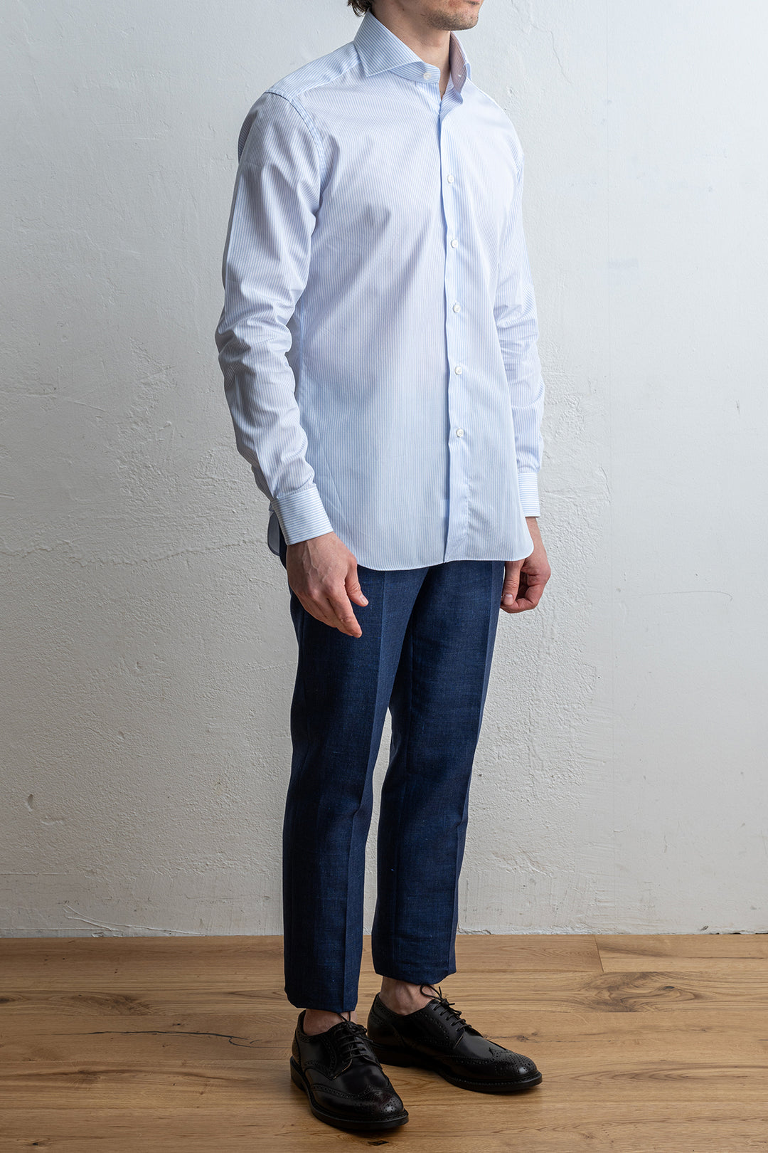 Dobby Wrinklefree Shirt LIGHT BLUE