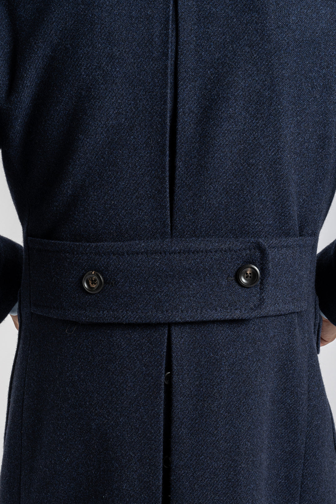 Double Breasted Overcoat Navy