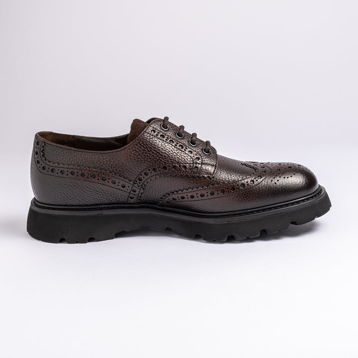 Derby Brogue Shoe Dark Brown