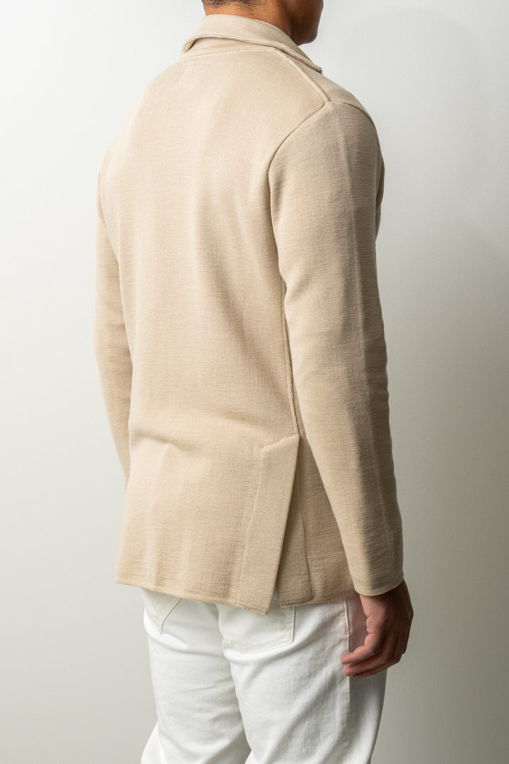 Dwayne Knitted Jacket Beige