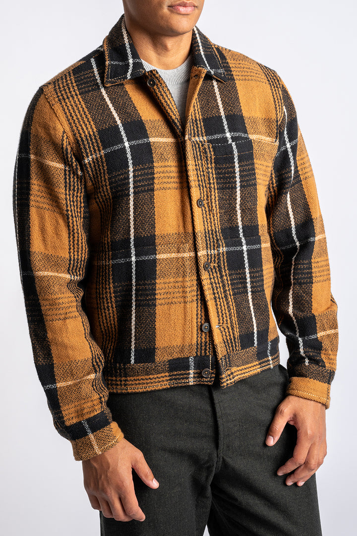 Earth Check Uniform Jacket Brown