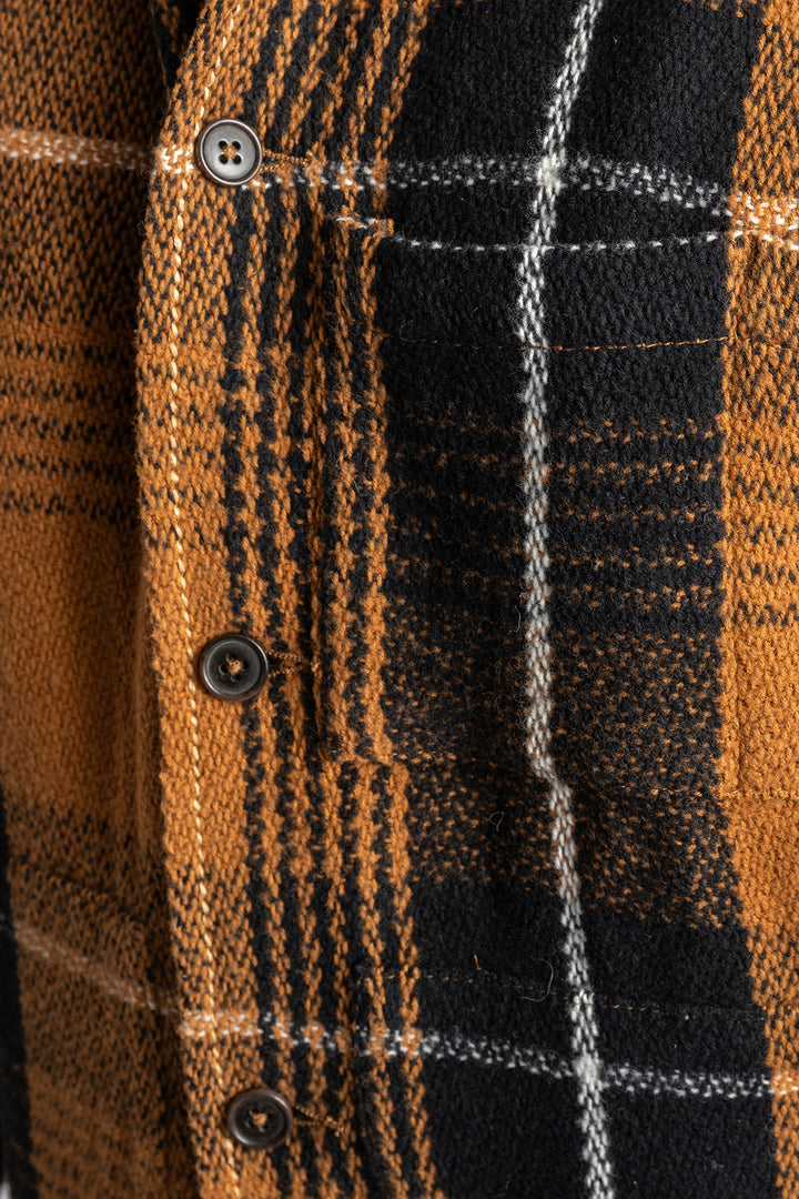 Earth Check Uniform Jacket Brown