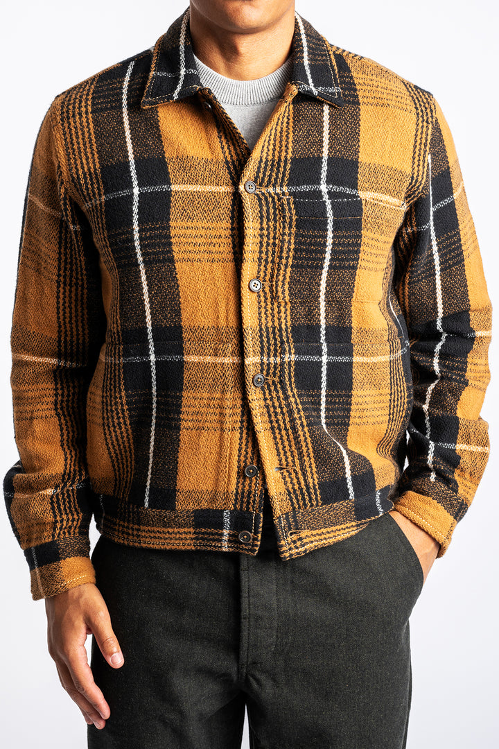 Earth Check Uniform Jacket Brown